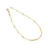 Pulsera simple FANCIME de oro amarillo 14K