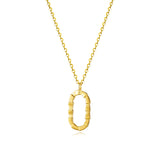 Collar FANCIME “Urban Glint” de oro amarillo macizo 14K
