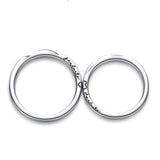Anillos para parejas FANCIME “Love Magnetic” de plata esterlina