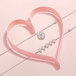 FANCI ME "Heart's Blossom" Sterling Silver Necklace Show