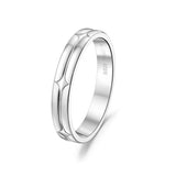 Anillos a juego de estrella de plata de ley FANCIME "Starlit Melody" para parejas