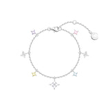 Pulsera FANCIME "Starlit Dream" Estrella Colorida de plata esterlina