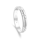 Anillos a juego de estrella de plata de ley FANCIME "Starlit Melody" para parejas