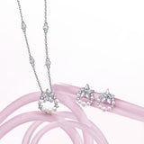 Collar FANCIME "Vega Aureole" Estrella Centelleante Alfa Lyrae de plata esterlina