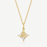Harry Potter x FANCIME Collar de Plata de Ley con Reliquias de la Muerte