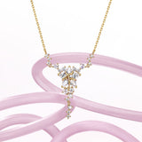 Collar FANCIME "Vega Serenade" Estrella Centelleante Alfa Lyrae de plata esterlina