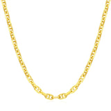 FANCIME Collar de cadena clásica de plata de ley con eslabones cuadrados "Gracia iluminada por el sol"