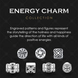 FANCIME STRENGTH Pulsera de cuero y plata de ley para hombre