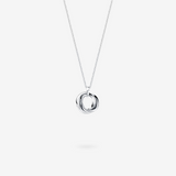 Collar de pareja FANCIME "Mobitrinidad" en plata de ley
