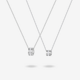 Collares de plata de ley para parejas "Nuestro Compromiso" de FANCIME