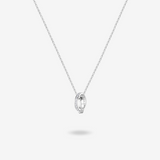 Collar de plata de ley para parejas "Tiempo Juntos" de FANCIME