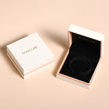 FANCIME "Axis" Pulsera de tenis de plata de ley con zafiro piedra de nacimiento de septiembre corte radiante