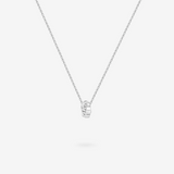 Collares a juego de plata de ley para parejas "Candado de Tiempo Infinito" de FANCIME
