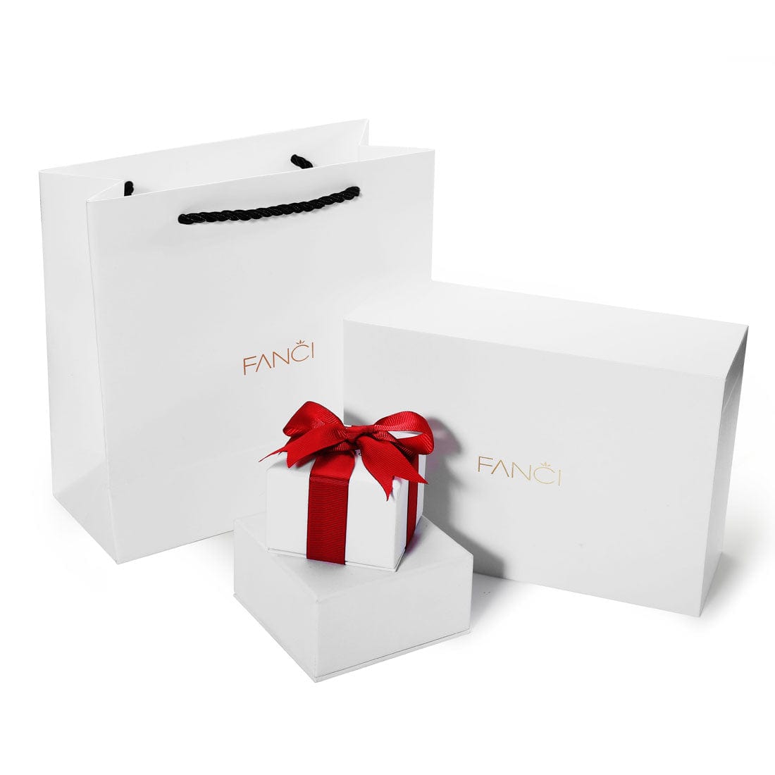 white jewelry bags