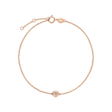 FANCIME Mellow S Diamond 18K Solid Gold Bracelet Rose Main