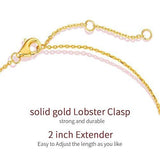 "Ever Eternal" Shiny Infinity Symbol Necklace In 14K Solid Gold - FANCI ME