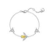 Pulsera de abeja danzante "Dancing Bee" en plata de ley