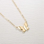 Fanci "Dreamy Butterfly" Butterfly 14K Yellow Gold Necklace Main2